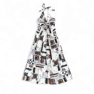 Kimo’s Polynesian Shop Vintage Halter Maxi Dress - 6